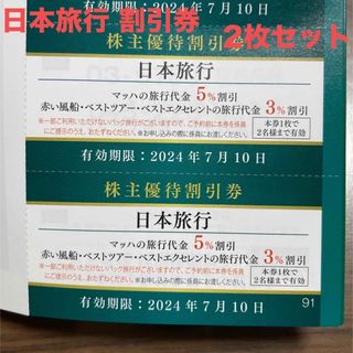 日本旅行　マッハ　赤い風船　ベストツアー　ベストエクセレント　割引　株主優待(その他)