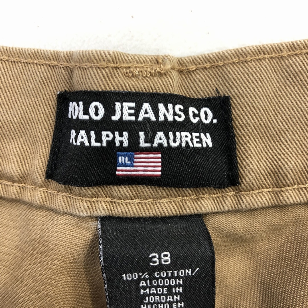 POLO RALPH LAUREN(ポロラルフローレン)のPOLO JEANS ポロジーンズ コットン チノ パンツ アメカジ カジュアル ブラウン (メンズ 38) 中古 古着 P1790 メンズのパンツ(その他)の商品写真