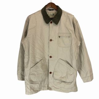 エルエルビーン(L.L.Bean)のL.L.Bean エルエルビーン ハンティング ジャケット アウトドア カバーオール ベージュ (メンズ XL) 中古 古着 P1795(その他)