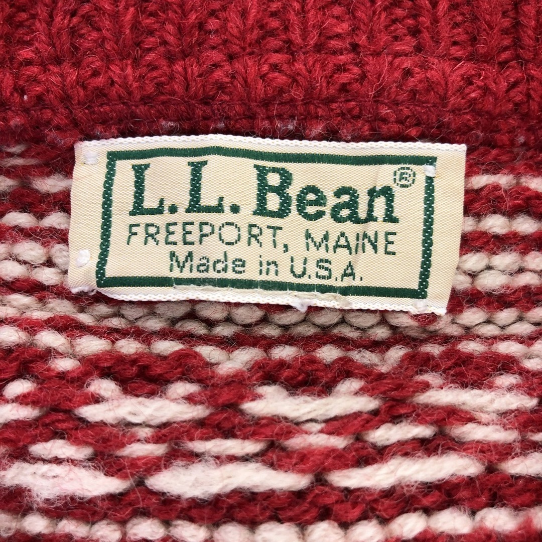 L.L.Bean - 80年代 USA製 L.L.Bean エルエルビーン チロリアン ウール