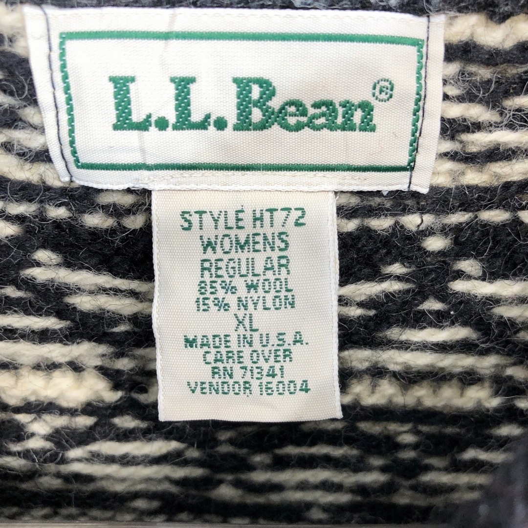 L.L.Bean - 90年代 USA製 L.L.Bean エルエルビーン チロリアン ウール