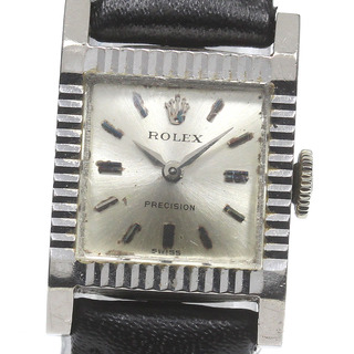 ロレックス(ROLEX)のロレックス ROLEX 9356 プレシジョン K18WG 手巻き レディース _781296(腕時計)