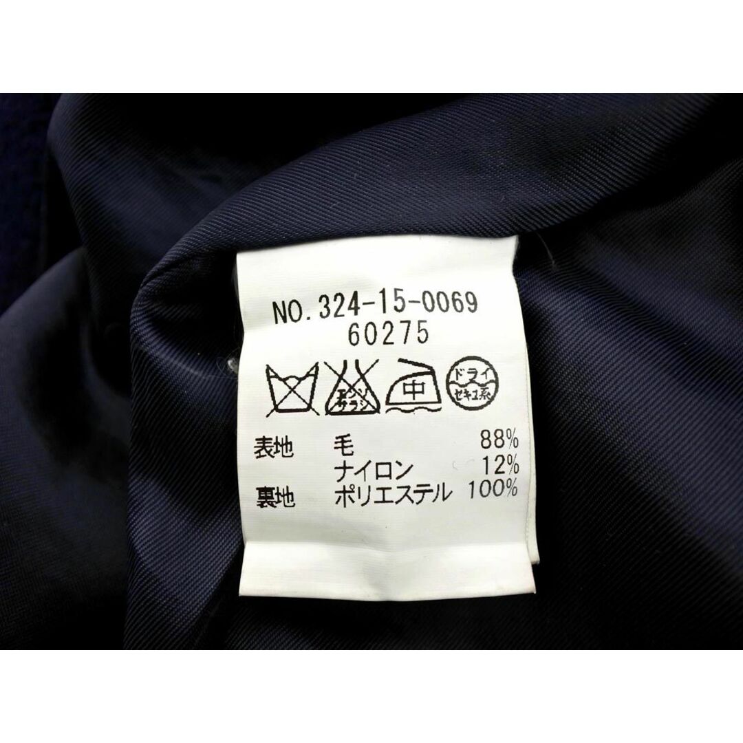 Khaju(カージュ)のKhaju カージュ ウール混 チェスター コート size36/紺 ◆■ レディース レディースのジャケット/アウター(チェスターコート)の商品写真