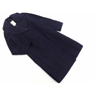 カージュ(Khaju)のKhaju カージュ ウール混 チェスター コート size36/紺 ◆■ レディース(チェスターコート)