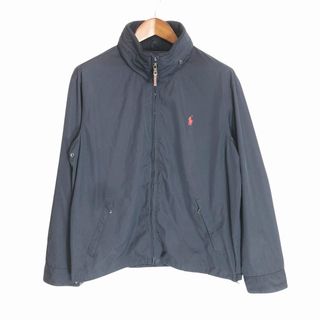 ポロラルフローレン(POLO RALPH LAUREN)の90年代 Polo by Ralph Lauren ポロ ラルフローレン スイングトップ ネイビー (メンズ L) 中古 古着 P1870(その他)