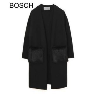 ボッシュ(BOSCH)のkaedy3144様専用 BOSCH ファーポケットロングニットカーディガン(カーディガン)