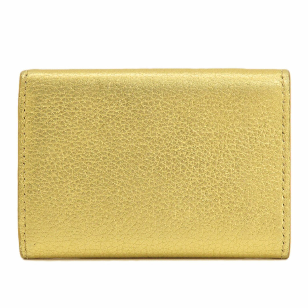 LOUIS VUITTON(ルイヴィトン)のLOUIS VUITTON M69059 ポルトフォイユ・ロックミニ 日本限定 ゴールド 二つ折り財布（小銭入れあり） レザー レディース レディースのファッション小物(財布)の商品写真
