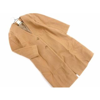 カージュ(Khaju)のKhaju カージュ ウール100% ノーカラー コート size38/ベージュ ◆■ レディース(その他)