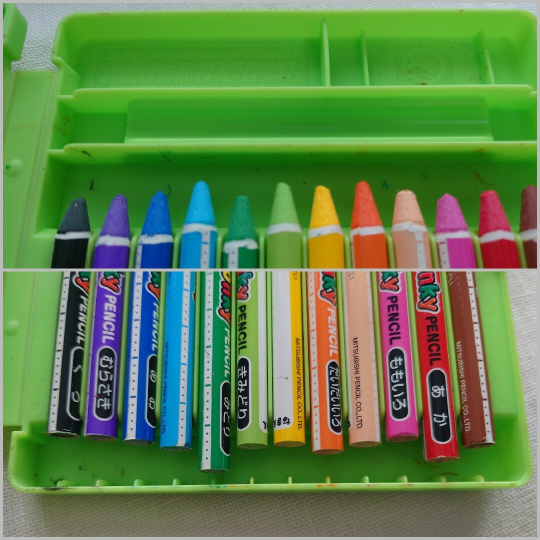 三菱鉛筆(ミツビシエンピツ)の全部が芯の色えんぴつ。Ponky エンタメ/ホビーのアート用品(色鉛筆)の商品写真
