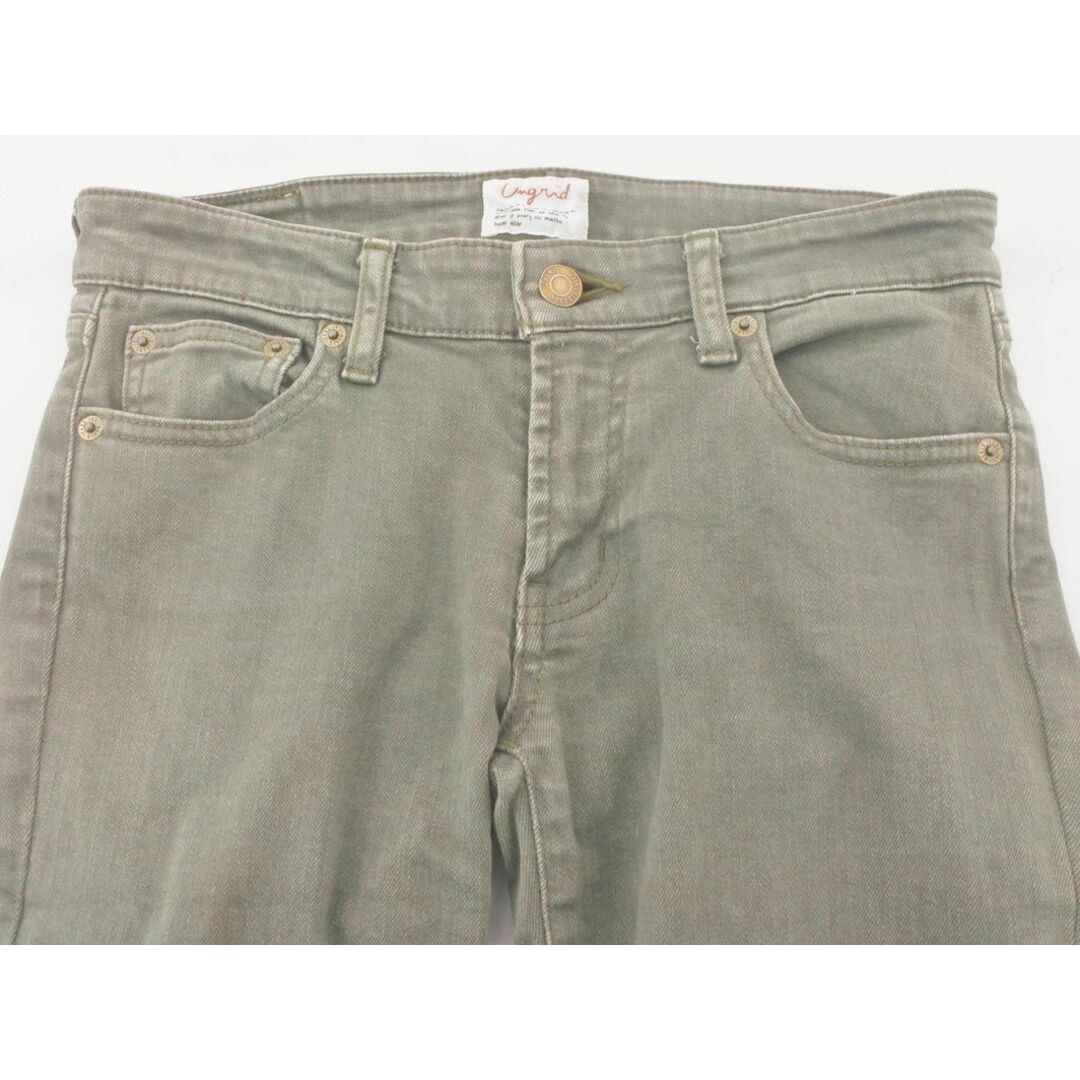 Ungrid(アングリッド)のUngrid アングリッド スキニー デニムパンツ size25/カーキ ■■ レディース レディースのパンツ(デニム/ジーンズ)の商品写真