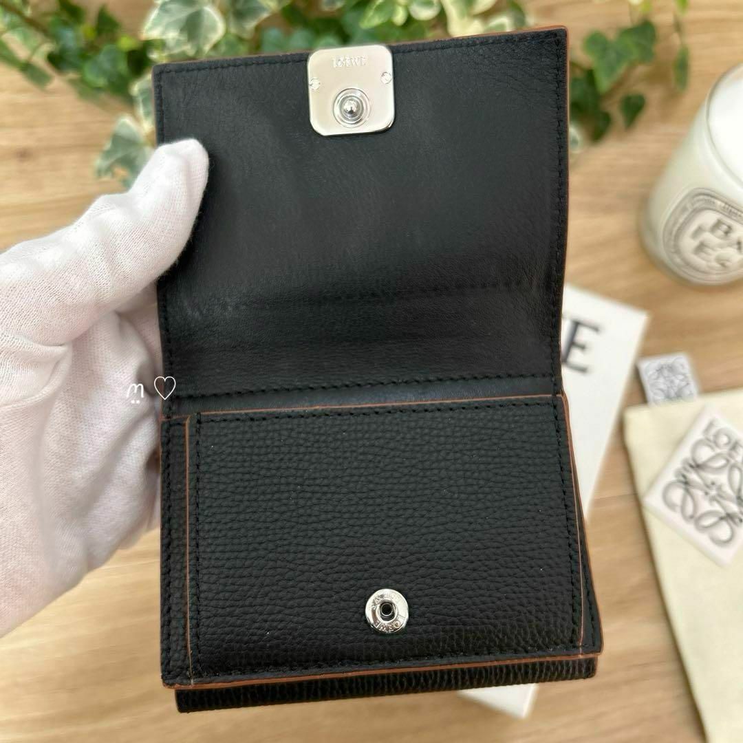 LOEWE ロエベ アナグラムトライフォールドウォレット 三つ折り LOEWE ロエベ アナグラムトライフォールドウォレット 三つ折り