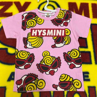 ヒステリックミニ(HYSTERIC MINI)のフェイスmini🩷Tee(90)ピンク🎀(Tシャツ/カットソー)