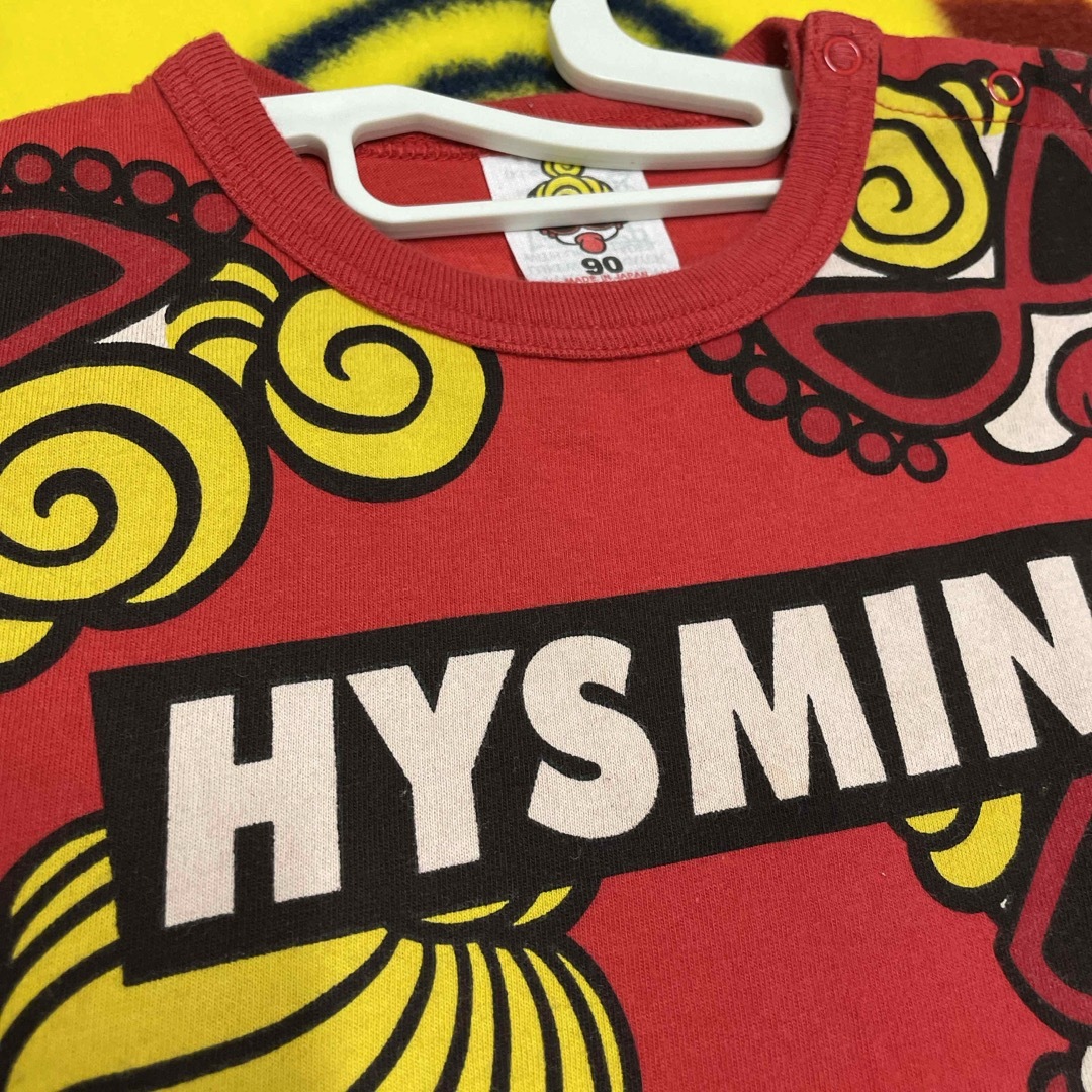 HYSTERIC MINI(ヒステリックミニ)のフェイスmini❤️Tee(90)レッド🍎 キッズ/ベビー/マタニティのキッズ服女の子用(90cm~)(Tシャツ/カットソー)の商品写真