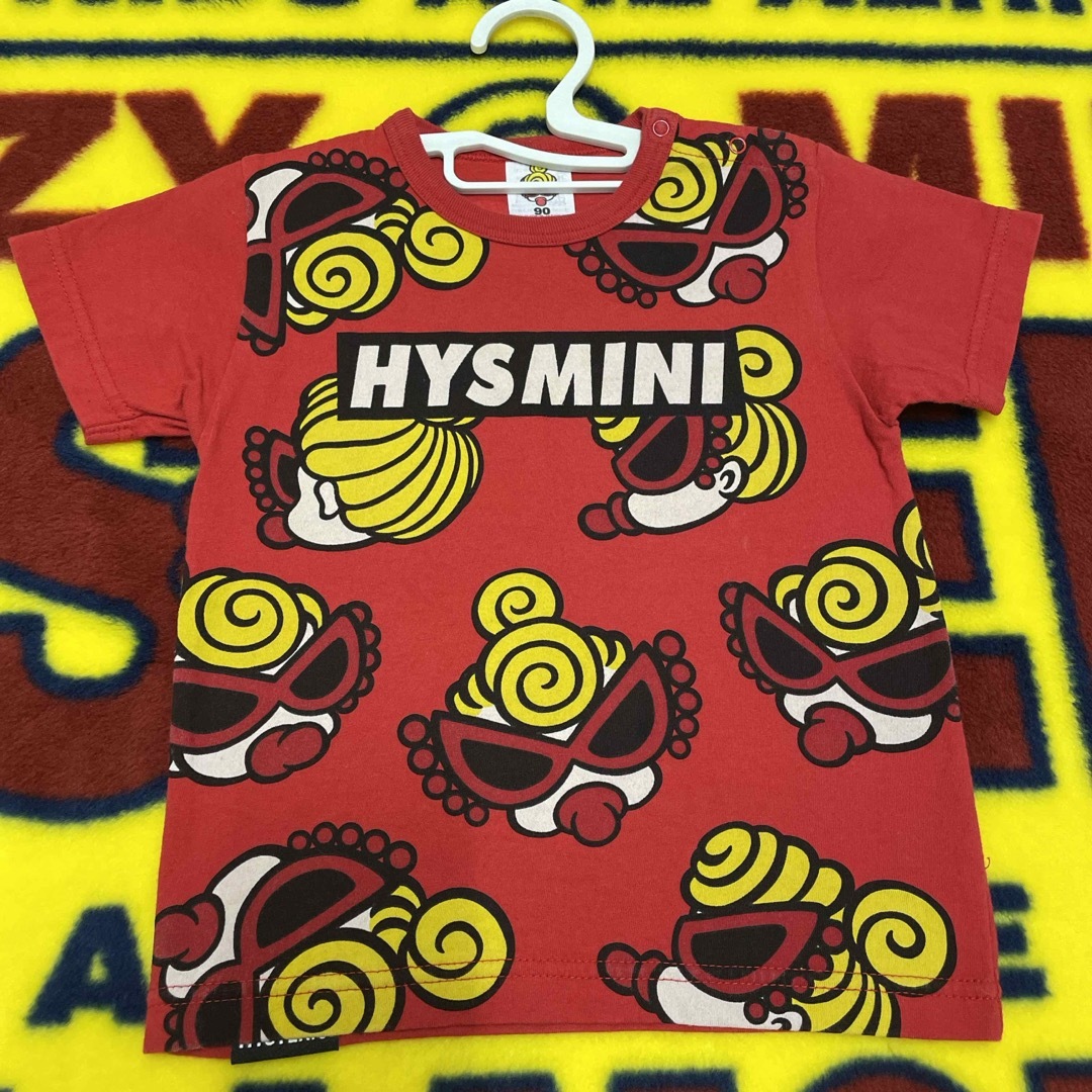 HYSTERIC MINI(ヒステリックミニ)のフェイスmini❤️Tee(90)レッド🍎 キッズ/ベビー/マタニティのキッズ服女の子用(90cm~)(Tシャツ/カットソー)の商品写真