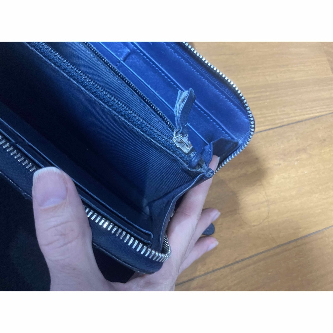 CHANEL(シャネル)のCHANEL 長財布　ラウンドジップ　限定カラー　ネイビー レディースのファッション小物(財布)の商品写真