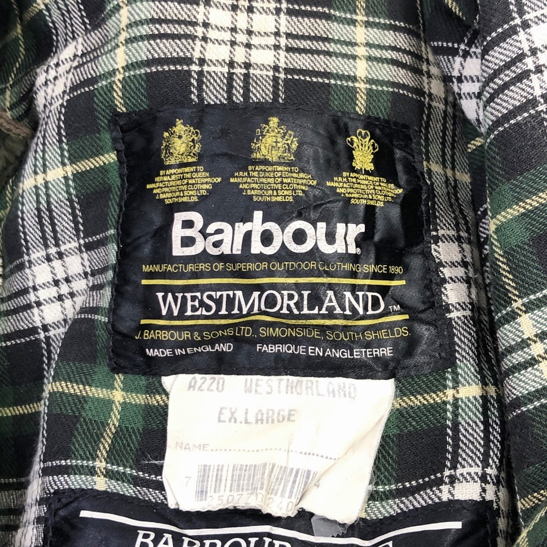 Barbour - 90年代 イングランド製 Barbour バブアー WESTMORLAND