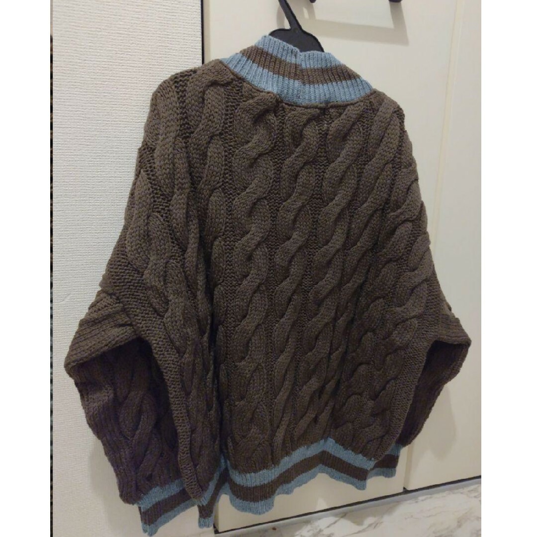 oldderby Knitwear ケーブルカーディガンカーディガン