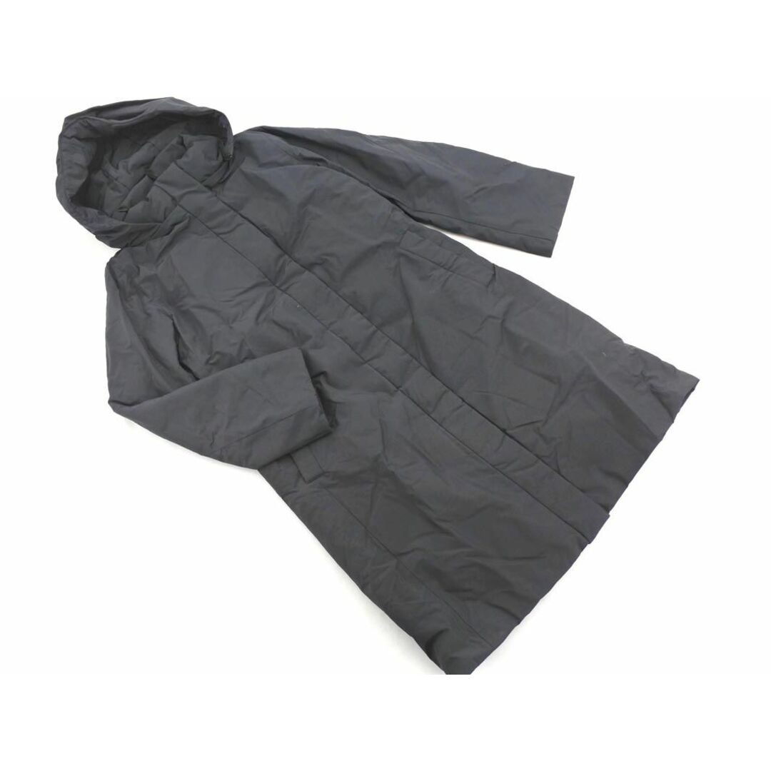UNIQLO(ユニクロ)のユニクロ ダウン コート sizeS/黒 ◆■ レディース レディースのジャケット/アウター(ダウンコート)の商品写真