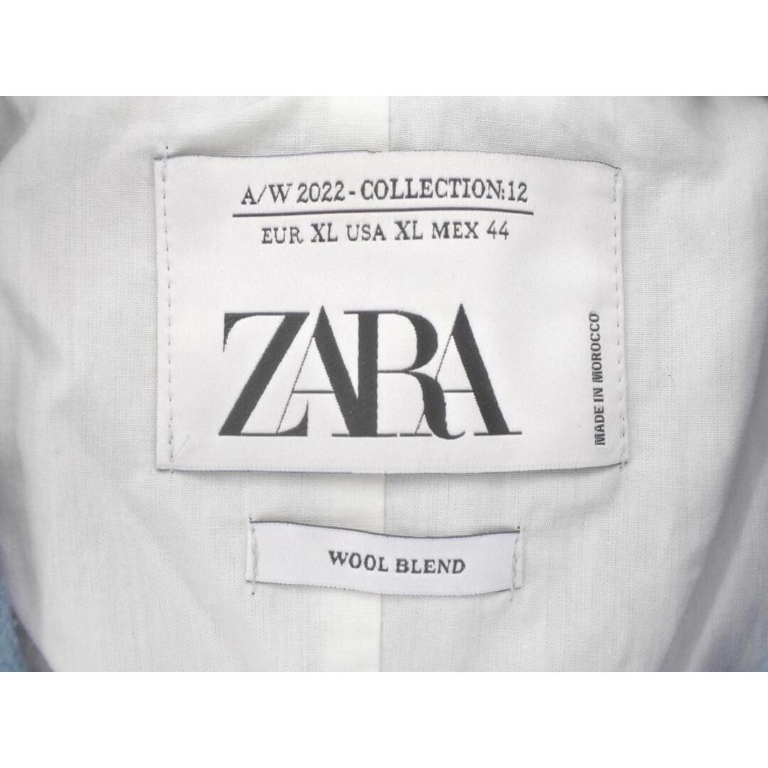 ZARA(ザラ)のZARA ザラ ウール混 ピー コート sizeXL/青緑 ◆■ メンズ メンズのジャケット/アウター(ピーコート)の商品写真