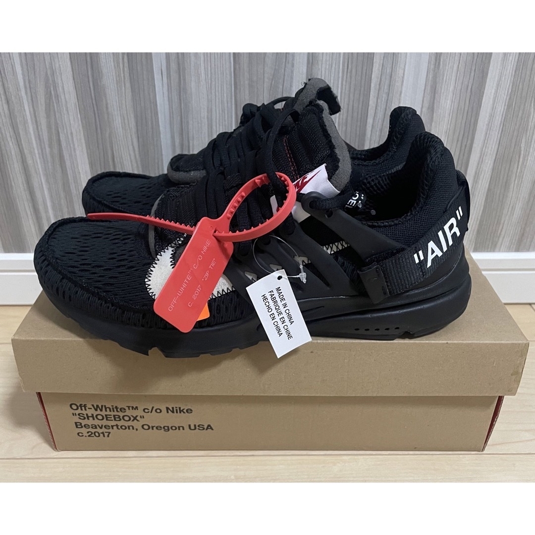 (送料込) Off-White × Nike Air Presto Blackメンズ