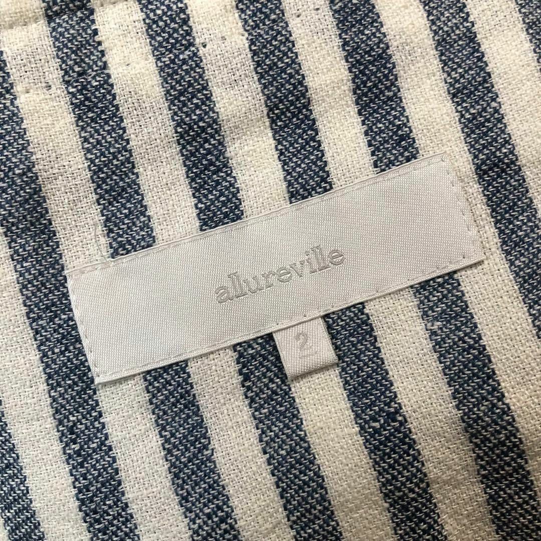 allureville(アルアバイル)の【美品】アルアバイル-allureville-テーラードジャケット サイズM レディースのジャケット/アウター(テーラードジャケット)の商品写真