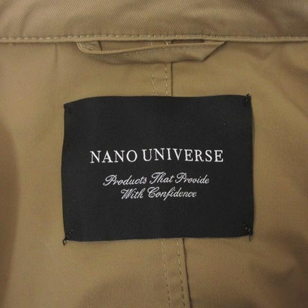 nano・universe(ナノユニバース)のナノユニバース チェスターコート 3B ベージュ XL アウター メンズのジャケット/アウター(チェスターコート)の商品写真