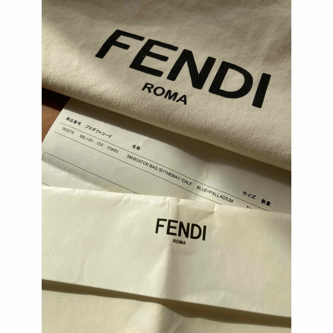 FENDI(フェンディ)の【難あり】フェンディハンドバッグ　バイザウェイ　2way　ブルー レディースのバッグ(ハンドバッグ)の商品写真