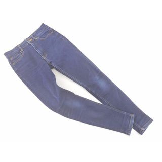 ジーナシス(JEANASIS)のJEANASIS ジーナシス ハイストレッチ シルキー スキニー デニムパンツ sizeS/濃紺 ■■ レディース(デニム/ジーンズ)