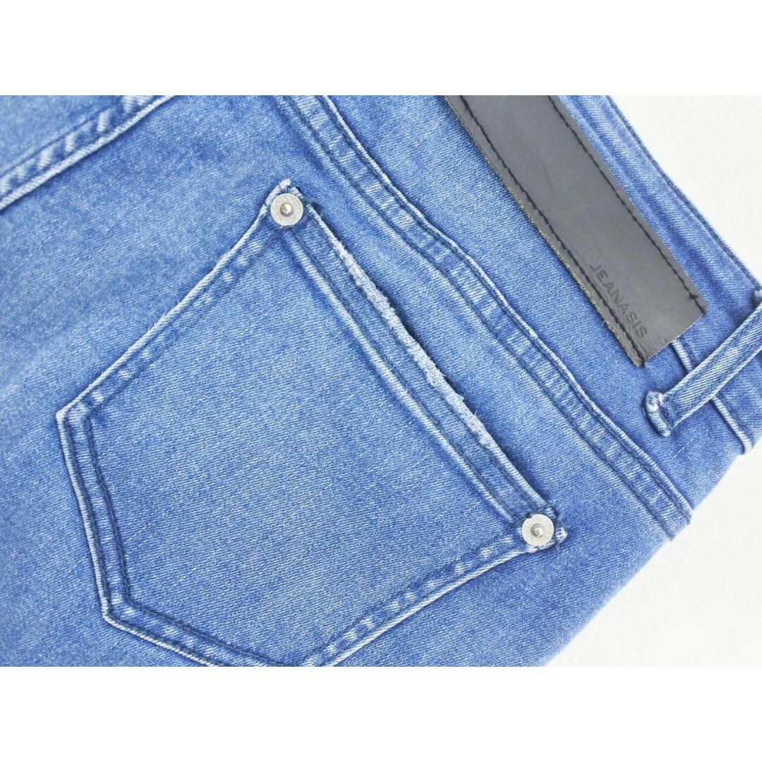 JEANASIS(ジーナシス)のJEANASIS ジーナシス クラッシュ加工 スキニー デニムパンツ sizeM/青 ■■ レディース レディースのパンツ(デニム/ジーンズ)の商品写真