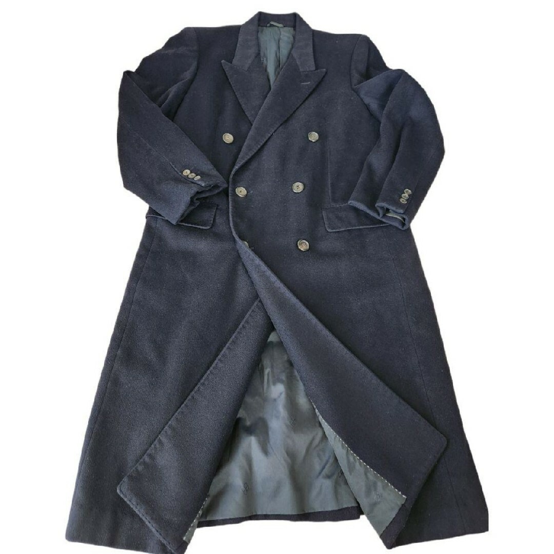 BALENCIAGA - BALENCIAGA カシミヤ混 ウール ロングコートの通販 BALENCIAGA - BALENCIAGA カシミヤ混 ウール ロングコートの通販