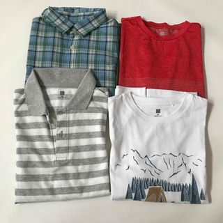 ユニクロ(UNIQLO)のUNIQLO 半袖　4枚セット(Tシャツ/カットソー)