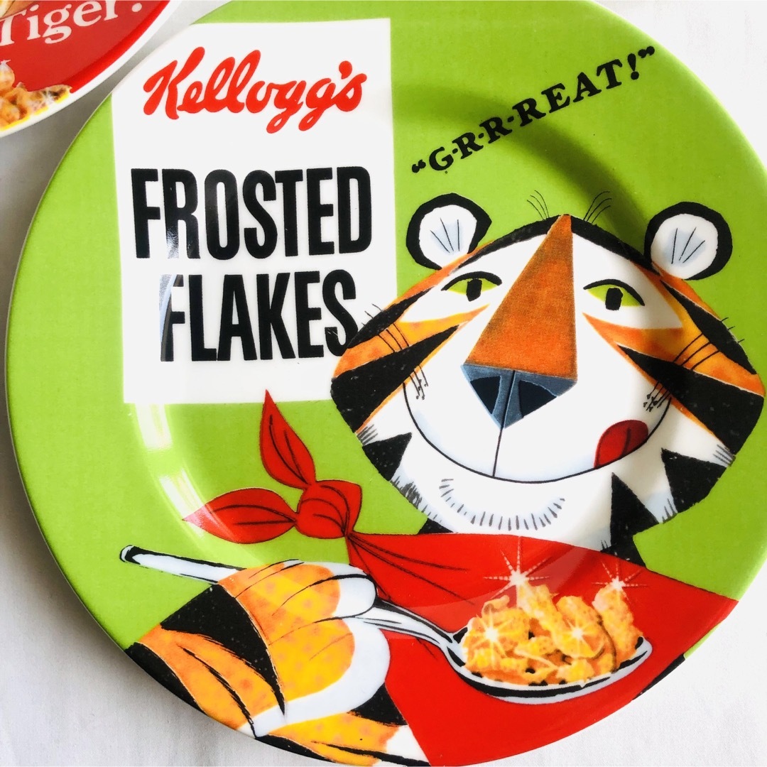 Kellogg's(ケロッグ)の【新品シール付き】ケロッグ★ヴィンテージプレート3枚セット インテリア/住まい/日用品のキッチン/食器(食器)の商品写真