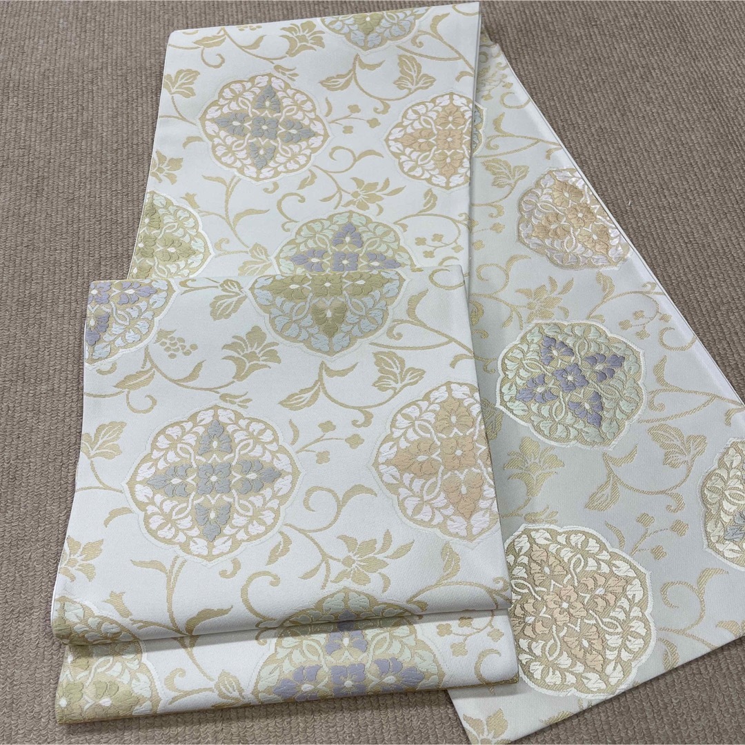 新品 西陣織 袋帯 正倉院鏡裏花文 フォーマル 金彩 正絹 着物 和装 訪問着 新品 西陣織 袋帯 正倉院鏡裏花文 フォーマル 金彩 正絹 着物 和装 訪問着