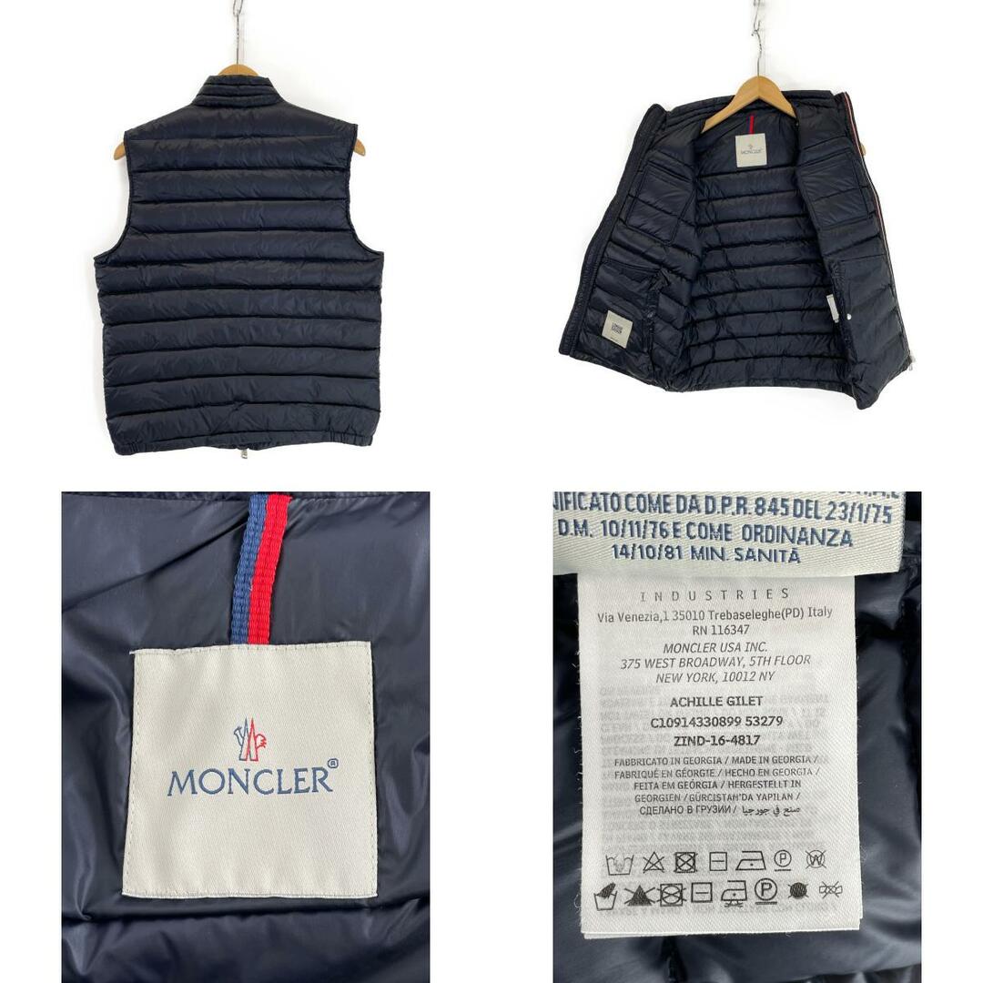 MONCLER(モンクレール)のモンクレール 【美品】ACHILLEアシール ダウン 1 メンズのジャケット/アウター(ダウンベスト)の商品写真