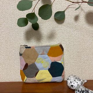 ミナペルホネン　ポーチ　ハンドメイド(ポーチ)