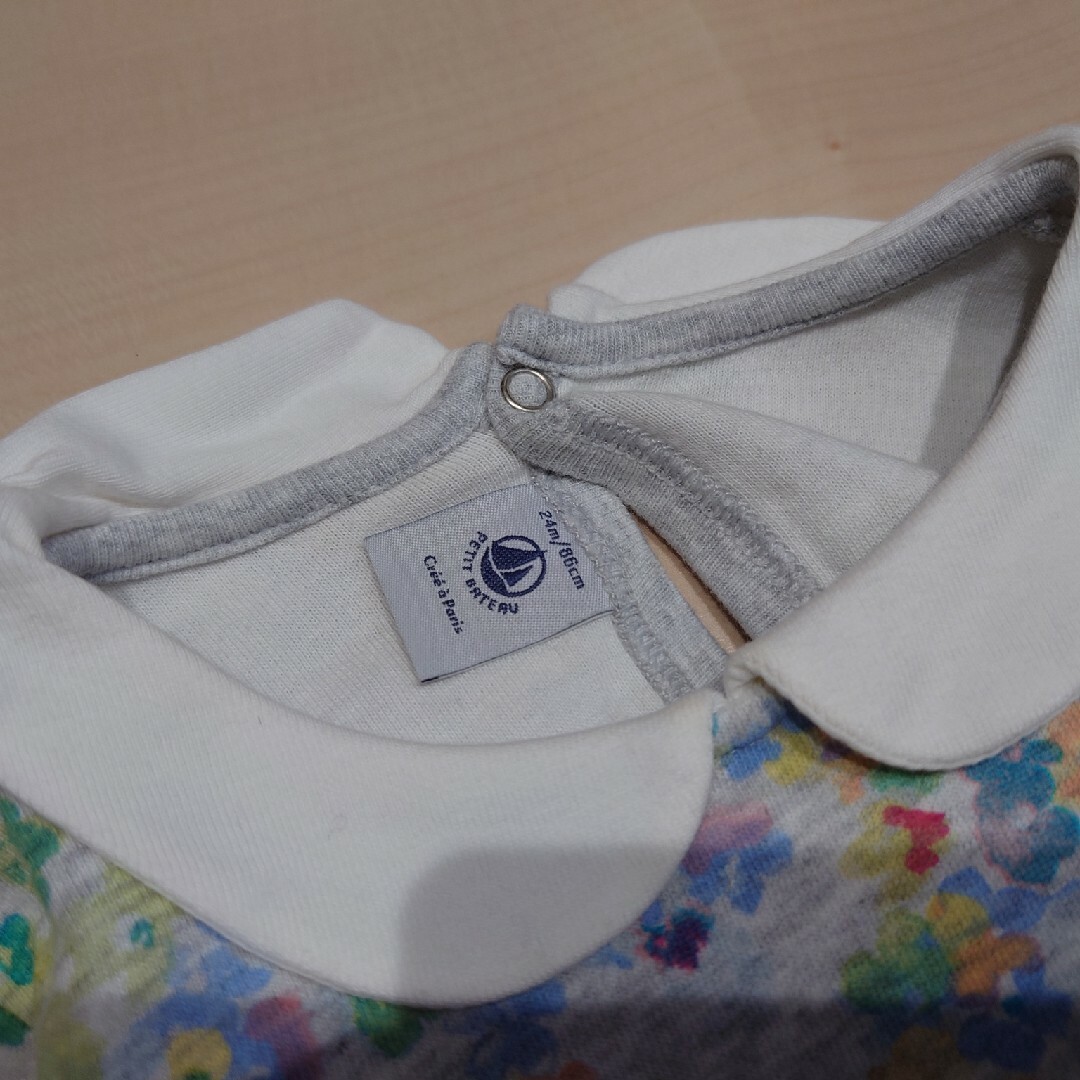 PETIT BATEAU(プチバトー)のプチバトー　カットソー　86cm キッズ/ベビー/マタニティのベビー服(~85cm)(シャツ/カットソー)の商品写真