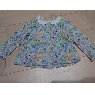 プチバトー(PETIT BATEAU)のプチバトー　カットソー　86cm(シャツ/カットソー)