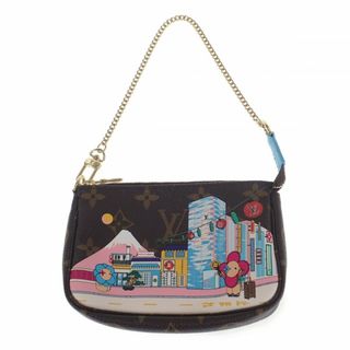 ルイヴィトン(LOUIS VUITTON)の【中古】【Aランク】LOUIS VUITTON ルイヴィトン ミニ・ポシェット・アクセソワール  M81637 モノグラムキャンバス 日本モチーフ マルチ【ISEYA】(メッセンジャーバッグ)