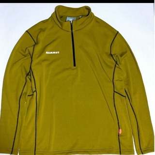 マムート(Mammut)のPOLARTEC素材MAMMUT LONGSLEEVEロゴプリントT-Shirt(Tシャツ/カットソー(七分/長袖))