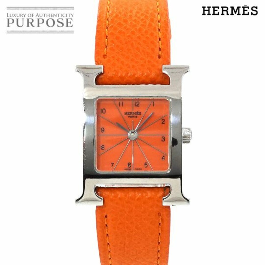 エルメス HERMES Hウォッチ HH1 210 レディース 腕時計 オレンジ 文字盤 クォーツ ウォッチ H Watch VLP 90217309ブランドエルメス