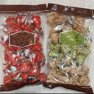 モンロワール リーフメモリー 　サービス袋　赤 1袋　 定番 1袋　チョコレート(菓子/デザート)