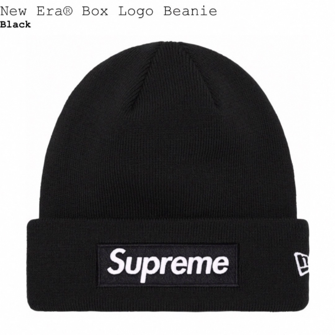23AW Supreme New Era® Box Logo Beanieニット帽/ビーニー