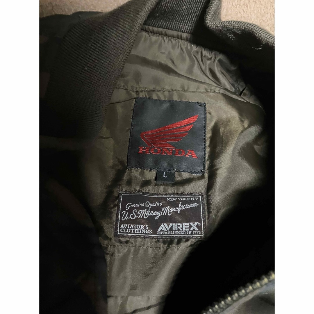 AVIREX(アヴィレックス)のAVIREX MA-1ライディングジャケットHONDA メンズのジャケット/アウター(ライダースジャケット)の商品写真