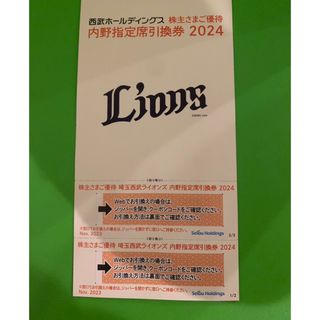 西武の優待券（西武鉄道・バス全線乗車証 4枚、ライオンズ 指定席引換券 2枚 ）(その他)