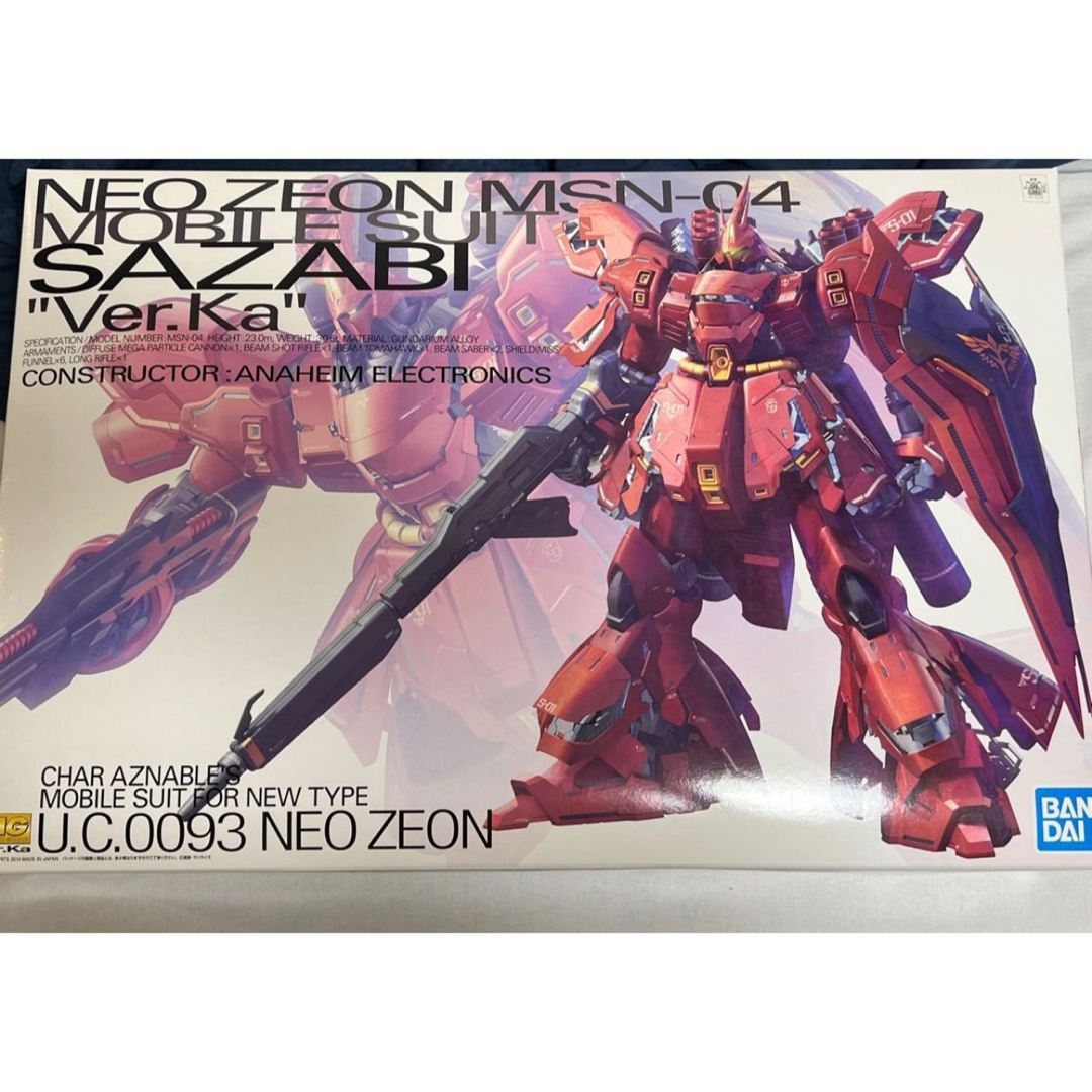 人気アイテム ☆新品☆ 逆襲のシャア MG サザビー Ver.Ka Ver.ka