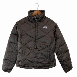 ザノースフェイス(THE NORTH FACE)のSALE///// THE NORTH FACE ノースフェイス ナイロン ダウンジャケット アウトドア キャンプ アウター 防寒 ブラウン (レディース S) P2062(ダウンジャケット)