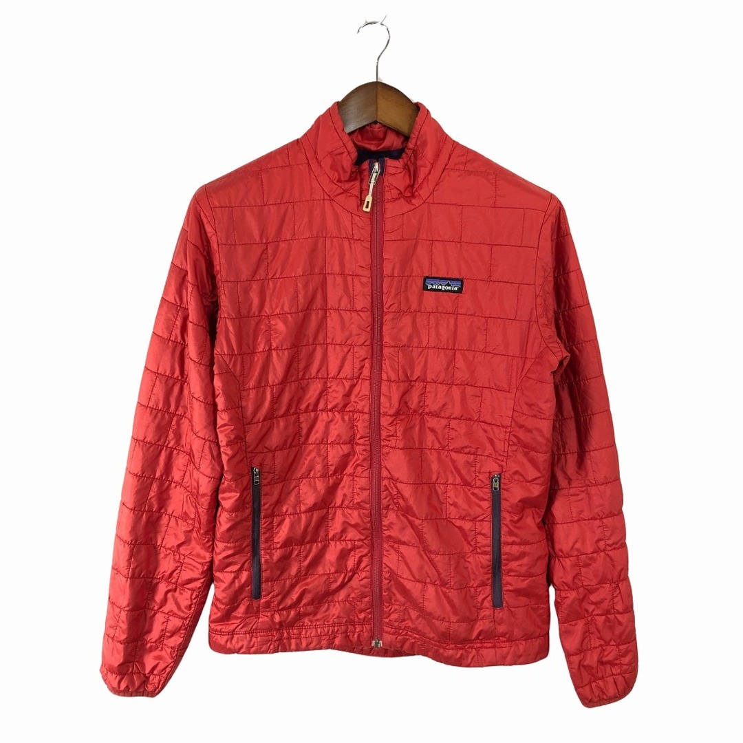 patagonia パタゴニア ナノパフ PRIMALOFT プリマロフト ジャケット アウトドア レッド (メンズ S)   P2083袖袖先裾破れ