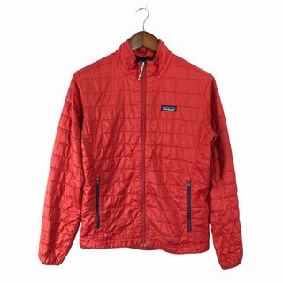 パタゴニア(patagonia)のpatagonia パタゴニア ナノパフ PRIMALOFT プリマロフト ジャケット アウトドア レッド (メンズ S) 中古 古着 P2083(その他)