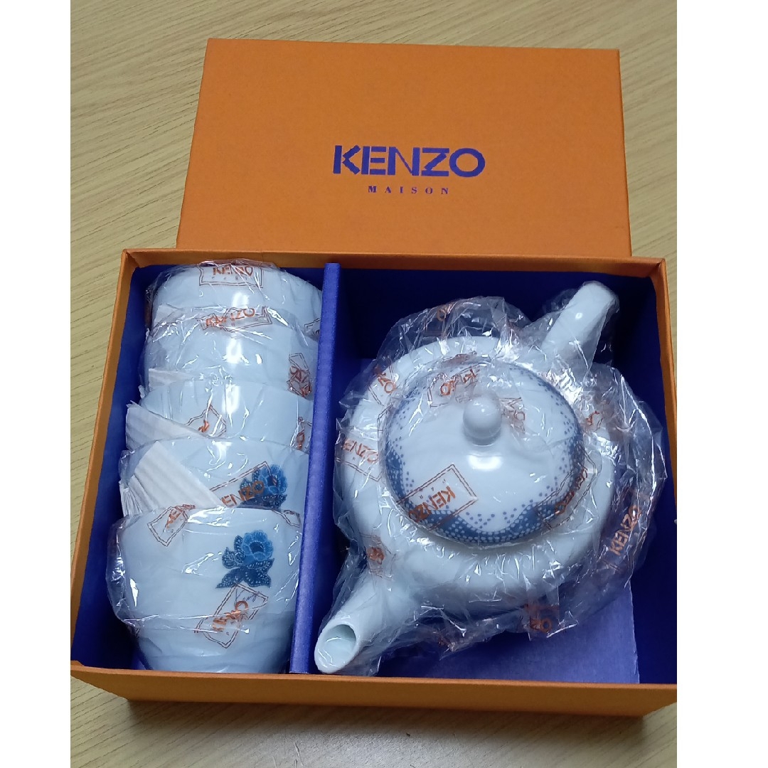 KENZO　ティーポット　湯呑み　茶器セット