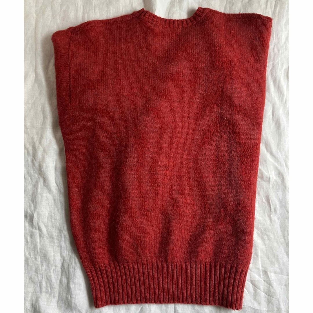 POLO RALPH LAUREN(ポロラルフローレン)のラルフローレン シェトランドセーター 赤 Ｍサイズ メンズのトップス(ニット/セーター)の商品写真